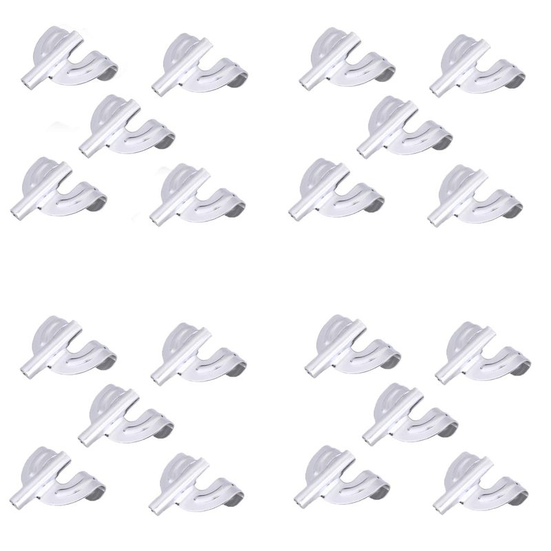 A-xctoe Bass Drum Claw Hook 20pcs Iron Drum Claw Hook for Bass Drum Parts Accessoriesï¼ŒSilver - Image 5